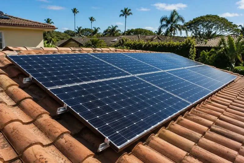 Installation de panneaux solaires à Lahourcade